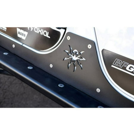 Poison Spyder Brawler Rockers in Black Powder Coat (Black) - 18-08-200P1