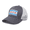 Grey/White, variant on Orange Chicago Flag Hat Men and Women – Snapback Trucker Baseball Cap by International Tie