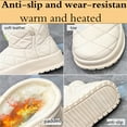 thumbnail image 3 of Women's Winter Warm Snow Boots, Waterproof Mid Calf Boots Outdoor Anti-slip Height Increase Shoes Warm Comfortable Winter Shoes, 3 of 6