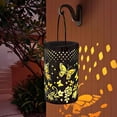 thumbnail image 1 of Luz solar de sombra de mariposa IP65 Luz de linterna colgante solar vintage impermeable, 1 of 8