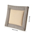 thumbnail image 3 of Zmeidao Square Chair Cushions for Dining Chairs, Linen Dining Kitchen Chair Pads, Indoor Dining Room Chair Cushions, 15.74x15.74inch, 3 of 6