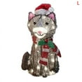 thumbnail image 1 of Christmas Decorations Outside Light-Up Animals Dog Deer Santa ClausOutside, 1 of 6