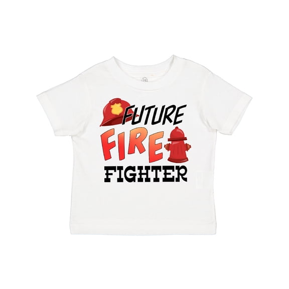 Inktastic Future Fire Fighter Boys or Girls Toddler T-Shirt