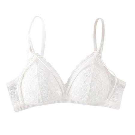 

Lingerie For Women Floral Lace Print Push Up Solid Vest Top Bra Lady Casual Sleepwear Underwear Ladies Bra