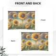 thumbnail image 2 of Susaid Artistic Oil Painting Sunflower Print Makeup Mini Bags for Women Multi Color Cosmetics Bag Travel Toiletry Bag Pencil Pouch Blank Makeup Bags with Zipper, 2 of 7