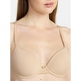 thumbnail image 4 of No Boundaries Micro Lightly Lined Demi T-Shirt Bra, Women's 32B-40DD, 4 of 7
