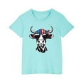 thumbnail image 6 of OKSALE Funny T Shirts for Boys Size 8 Cowboys 4th of July Shirt Toddler Boys Girls American Flag USA T-Shirts Little Kids Patriotic Tee Tops 3-12 Years, 6 of 7