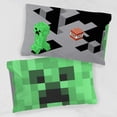 thumbnail image 3 of Funda de almohada Jay Franco Minecraft Lone Creeper 50 x 75 cm, 1 paquete, 3 of 3