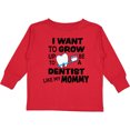 thumbnail image 3 of Inktastic I Want To Grow up To Be a Dentist Like My Mommy Boys or Girls Long Sleeve Toddler T-Shirt, 3 of 5