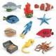 thumbnail image 1 of Juego de figuras de animales marinos, 11 piezas, juguetes realistas de PVC para niños, 1 of 2
