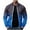 Blue, variant on IYTR Men's Gradient Jacket Long Sleeve Zip Up Baseball Jacket Fashion Lightweight Outwear Sport Coat White L
