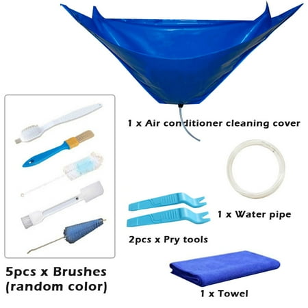 

10pcs Wall Mounted Wash Bag PVC Cover Air Conditioner Cleaning Kit