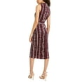 thumbnail image 2 of Rachel Roy Womens Ribbed Snake Print Midi Dress, Pink, Medium, 2 of 4