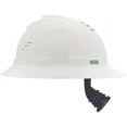 thumbnail image 3 of MSA 10215828 V-Gard C1 Vented White Full Brim Hard Hat with ReflectIR Cooling Thermal Barrier and Fas-Trac III Suspension - Uses Highly Innovative Cooling Features to Help Alleviate Heat Stress, 3 of 9
