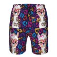 thumbnail image 3 of Logiee Llama Alpaca Print Mens Swim Trunks Quick Dry Board Shorts,Breathable Hawaii Beach Shorts Swimwear Bathing Suits-3X-Large, 3 of 6