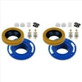 thumbnail image 1 of 2X de Inodoro con Anillo de para Kit de Reemplazo de Inodoros, Incluye Pernos, Kit de Reparación de de Inodoro de PVC, Instalación de Ajuste de Inodoro, 1 of 5