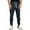 Charcoal, variant on ProGo USA Men's Joggers Sweatpants Basic Fleece Marled Jogger Pant Elastic Waist (White, Medium)