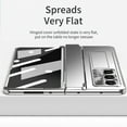 thumbnail image 4 of Case for Samsung Galaxy Z Fold 7, Anti-Scratch Shockproof Glossy PC Ultra Slim Hinge Protection Wireless Charging with Screen Protector Phone Cover for Samsung Galaxy Z Fold 7 - Silver, 4 of 7