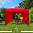 thumbnail image 4 of Carpa Toldo con Paredes Lona 3m X 3m Plegable Impermeable rojo SKY GREEN HJTPT3030003, 4 of 7