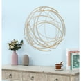 thumbnail image 6 of LuxenHome 25"H Abstract Round Wall Décor with Iron Sticks in Gold, 6 of 8