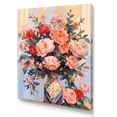 thumbnail image 2 of Designart "Tranquil Peony Blossoms I" Peony Canvas Wall Art, 2 of 7