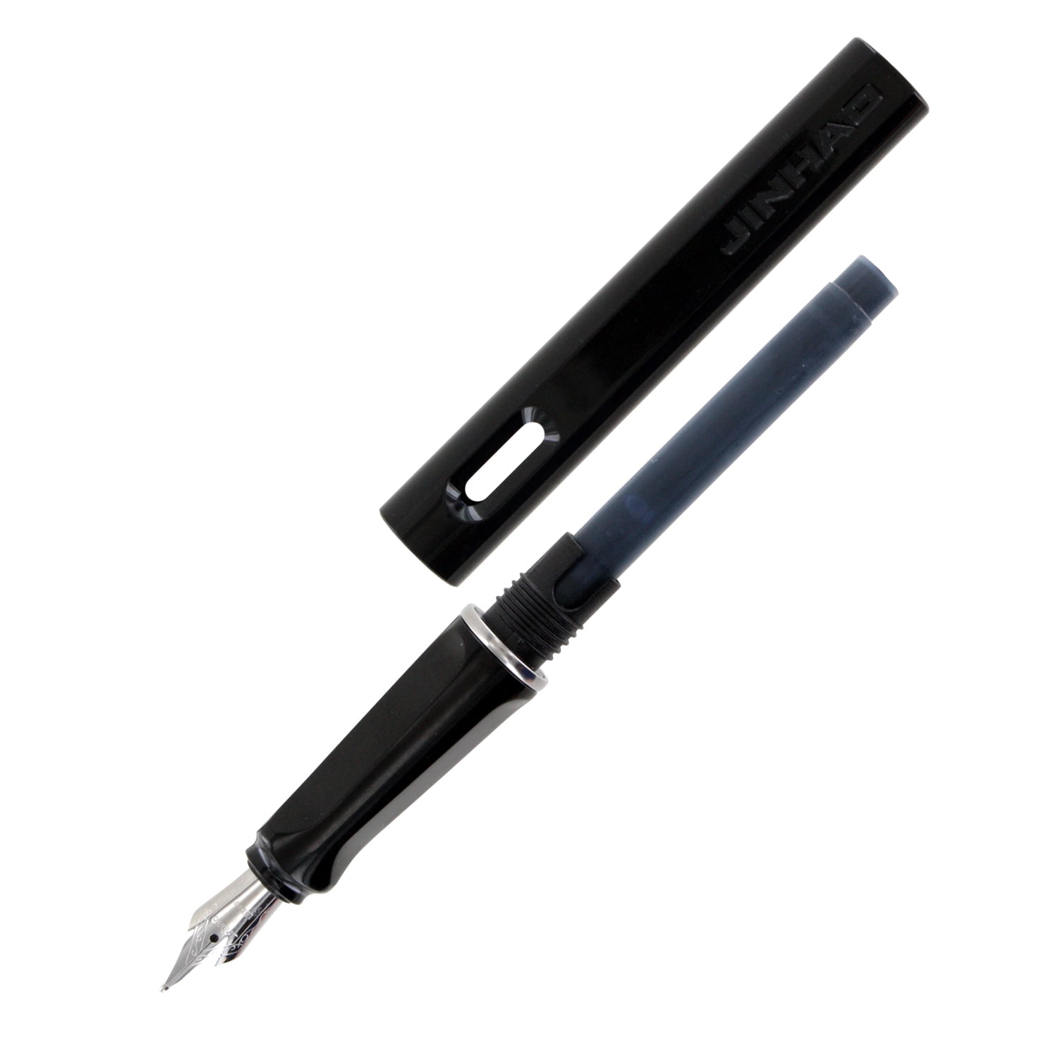 JinHao 599A Black Plastic Fountain Pen