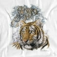 thumbnail image 2 of Wildlife T-Shirt Tigers Unisex Graphic Tee For Men & Women, 2 of 7