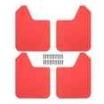 thumbnail image 3 of DYNWAVECA 4 Pieces Universal Car Mud Flaps Fenders Front and Rear Set Wear Resistant for Pickup SUV Van Accessory Vehicle Guards Red, 3 of 10