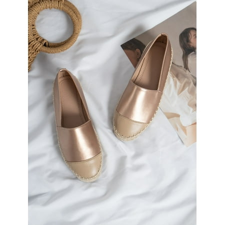 

Metallic Slip On Espadrille Flats Women‘s Shoes Women‘s Footwear