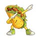 thumbnail image 2 of Dabbing Taco - Mexican Food Taco Tuesday T-Shirt tee, 2 of 6