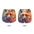 thumbnail image 5 of Haiem Color Splash Fox Portrait Women's 2 in 1 Running Shorts - Lightweight Athletic Workout Gym Yoga Breathable Sports Shorts Liner with Phone Pockets-X-Large, 5 of 9
