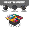 thumbnail image 2 of Hitch Cover Fits For 2-Inch Hitch,Colorful Background Of Vibrant Blocks Arranged In Abstract Patternrubber Trailer Hitch Cover Tube Plug Insert,Car Exterior Accessories, Receiver Tube Hitch Plug, 2 of 6
