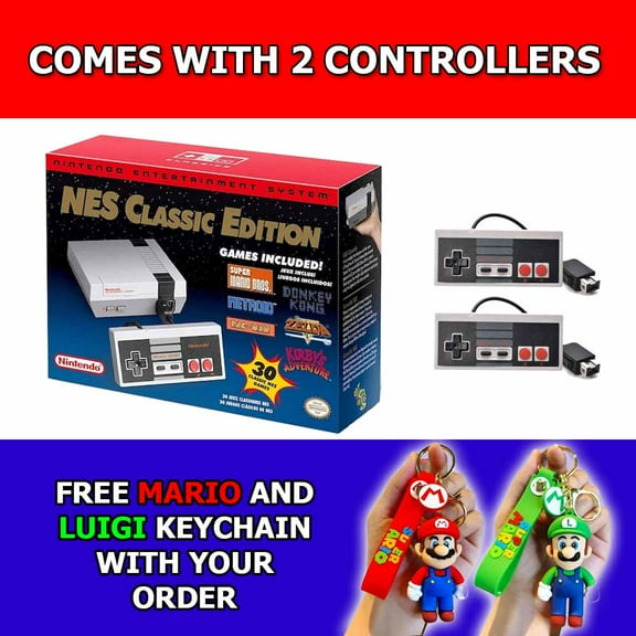 Nintendo Classic Edition NES Special (2 Controllers) Original Release   GIFTS