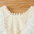 thumbnail image 5 of IBTOM CASTLE Baby Girls Lace Bodysuit Boho Clothes 1st Birthday Cake Smash Outfit Newborn Photography Outfits Summer Sunsuit 3-6 Months White Long Sleeve, 5 of 8
