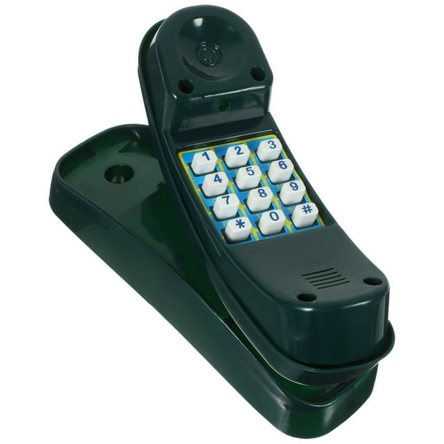 LEEYNEER OFFIGAM Lot de 1 Jouets Téléphoniques Rétro Design Réaliste pour Tout-Petits et Enfants en Couleur Verte