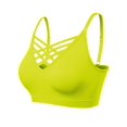 thumbnail image 3 of MixMatchy Women's Front Triple Crisscross Seamless Removable Pad Bralette, 3 of 5
