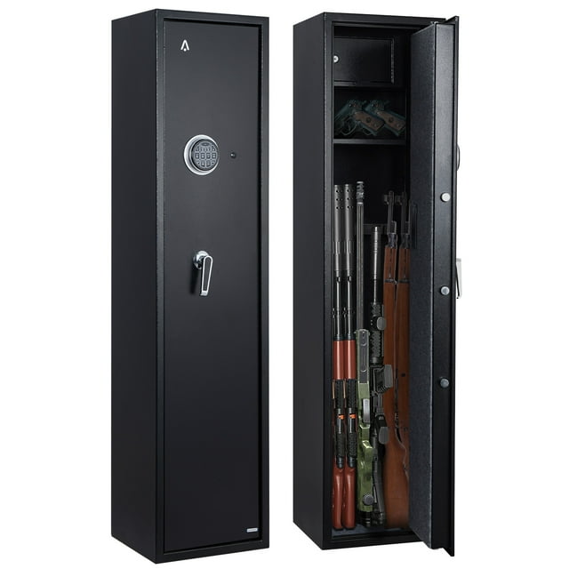 GloryStar 6-7 Rifle Gun Safe, Large and Deep Security Cabinet for Rifles, Shotguns & Pistols, Quick Access Gun Storage for Home