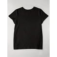 thumbnail image 2 of Camiseta de verano para mujer Suave elegante con Cuello redondoSt Patrick's Day T-shirt-Fun and Festive Atmosphere, Black T-shirt with Green Clover Print, Casual CCamisetas de verano para mujer, man, 2 of 6