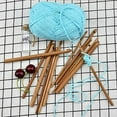 thumbnail image 3 of Xiao Hua 15 ganchos de crochet de madera de varios tamaños, con mango de bambú natural, ideal para tejer a crochet, encajes, tapetes y proyectos florales., 3 of 5