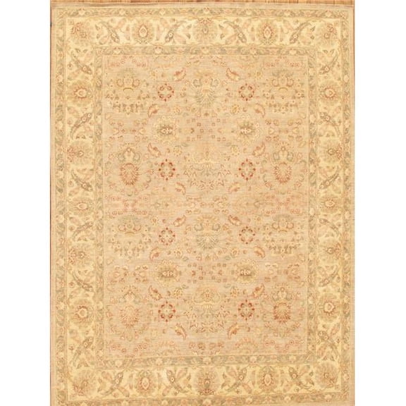 Pasargad Home Ferehan Collection Hand-Knotted Lamb's Wool Area Rug- 8' 9" X 11'10"
