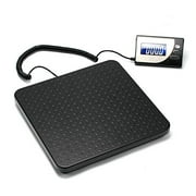 300 kg x 100 g Digital Industrial Shipping Scale, Cast Aluminum Platform, Backlit LCD, AC Adapter, Multiple Weight Units, Capacity: Max 300 kg (660 lb), Min 500 g (1.1 lb), Readability: 100 g (3.5 oz)