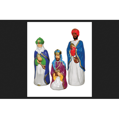 general foam blow mold three wisemen christmas decoration multicolored plastic 60 in - General Foam Plastics Christmas Decorations general foam blow mold three wisemen christmas decoration multicolored plastic 60 in - General Foam Plastics Christmas Decorations