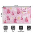 thumbnail image 5 of Pink Christmas Tree Door Rugs,Washable Non Slip Door Mats Indoor,Decorative Door Mats,Entry Mat Indoor for Entrance,Bedroom,Kitchen,Bathroom,17"x30", 5 of 6