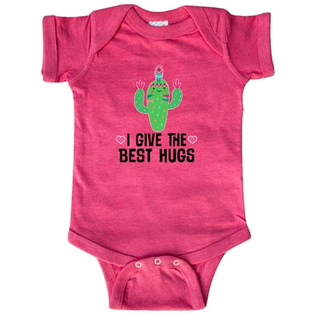 

Inktastic Cactus Cute Girls Best Hugs Gift Baby Girl Bodysuit