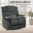 thumbnail image 4 of Sillón Reclinable Manual de Tela Cosmobel Ethan Cosmobel Ethan Manual, 4 of 5
