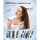 thumbnail image 3 of Secador de pelo Colorsmoon de alta velocidad de 100.000 RPM para mujeres y hombres, secado rápido, 500 millones de iones negativos, control de calor, silencioso, con difusor y boquilla, compacto y ple, 3 of 5