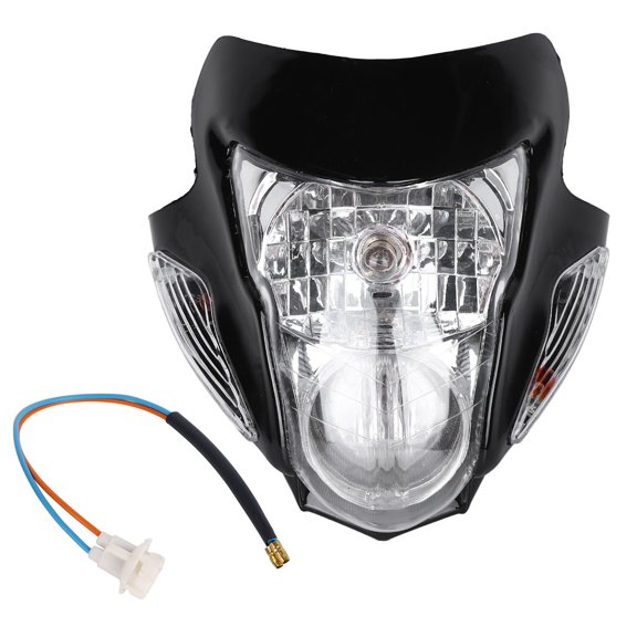 Motorcycle Headlight Skull Cover Brighter Wider Vision Light Protection Headlamp Fairing