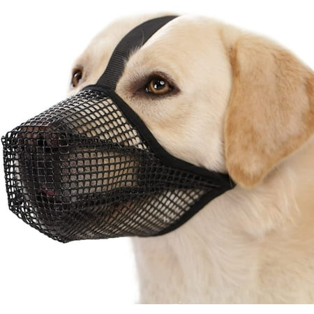 NETSENG Dog Muzzle, Soft Mesh Muzzle for Small Medium Large Dogs