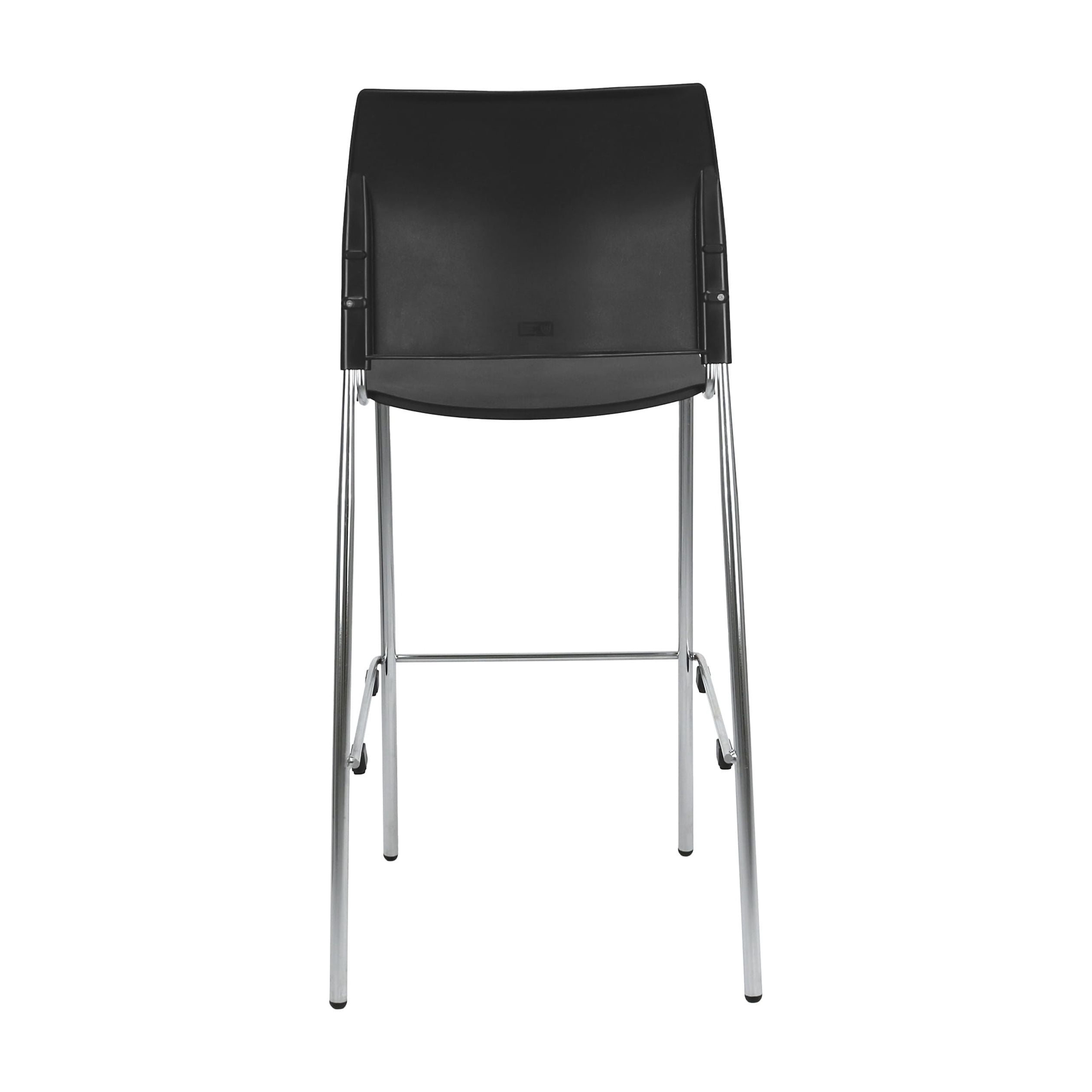 Hampden Furnishings Jody Collection Bar Stools, Charcoal Plastic, 30-Inch, Set of 4