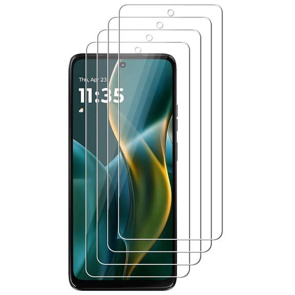 UZWZW (4 Pack) Tempered Glass HD Clear Screen Protector for Motorola Moto G 5G (2025)